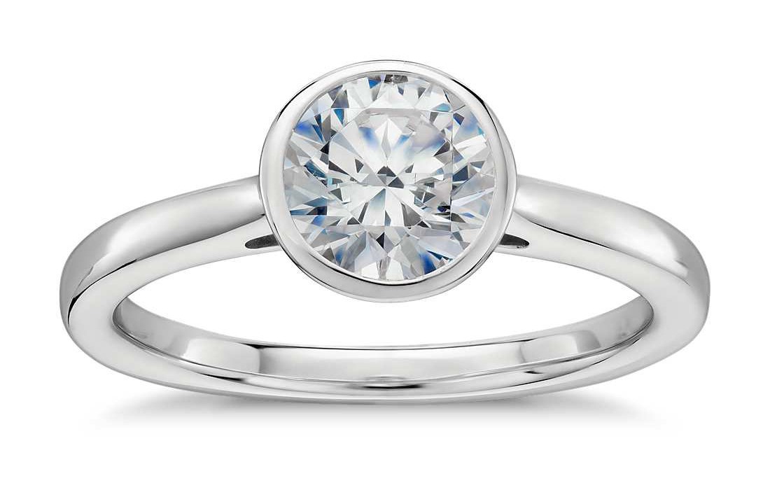 Bezel Engagement Ring