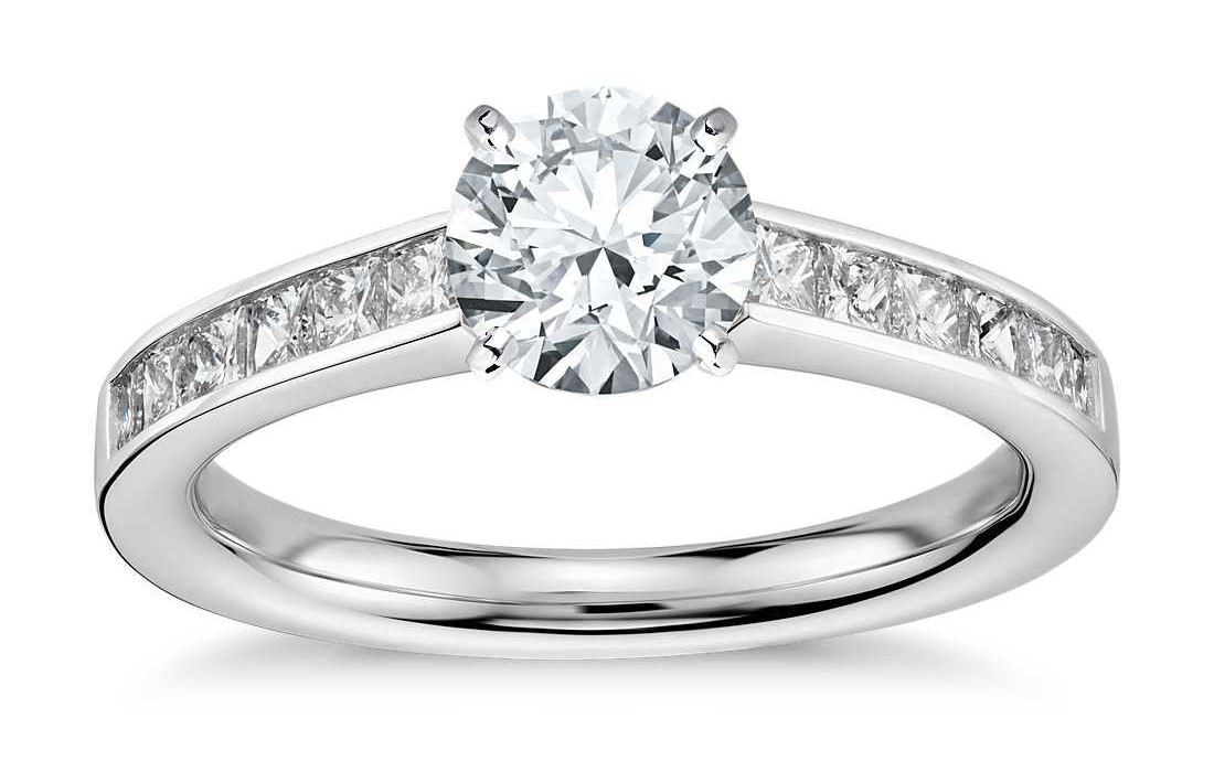 Channel Setting Engagement Ring