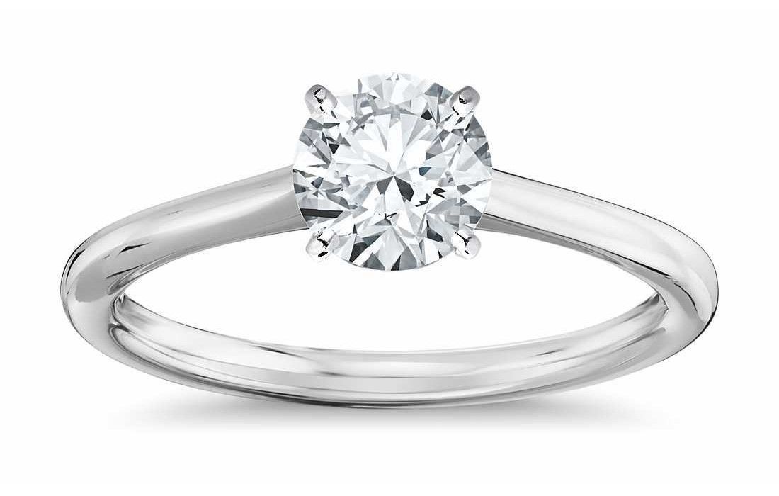 Four Prong Solitaire Engagement Rings