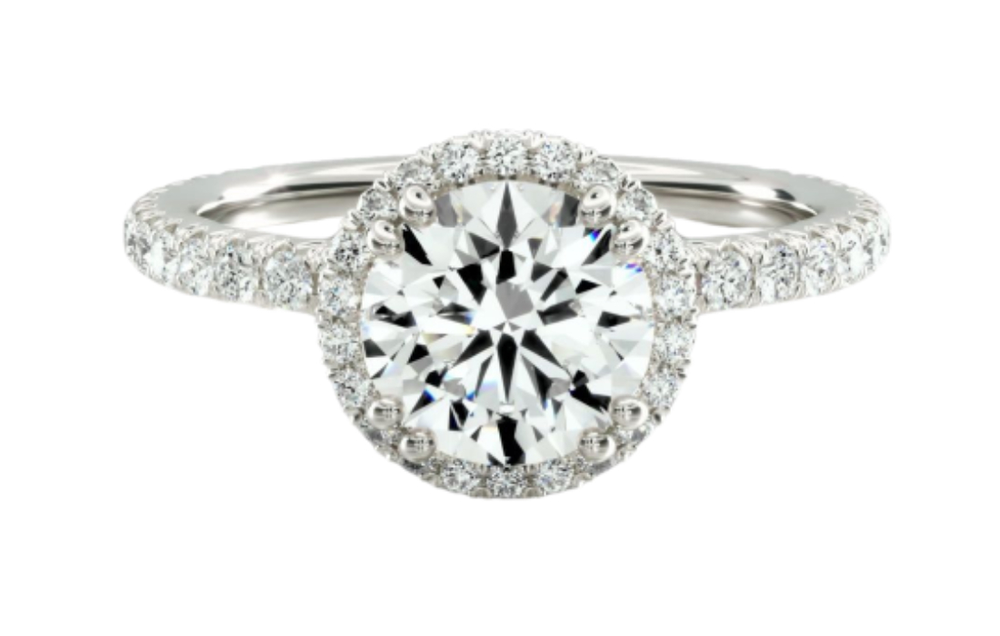 Halo Engagement Ring