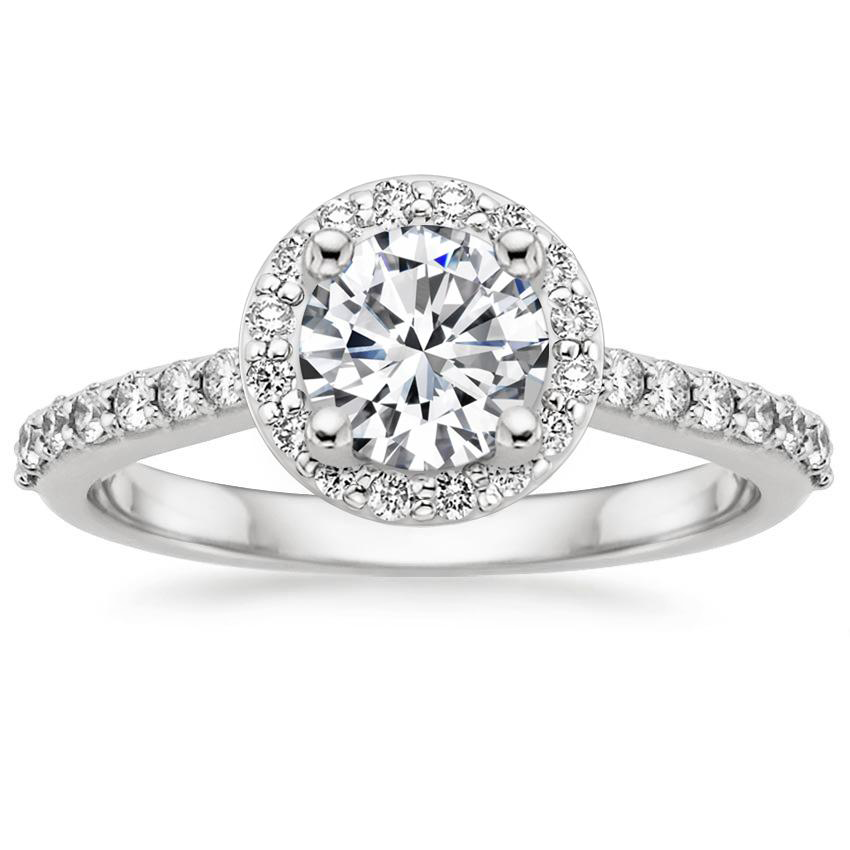 Halo Engagement Ring