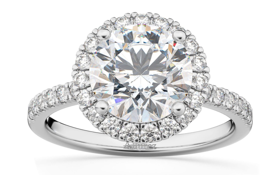 Halo Engagement Ring