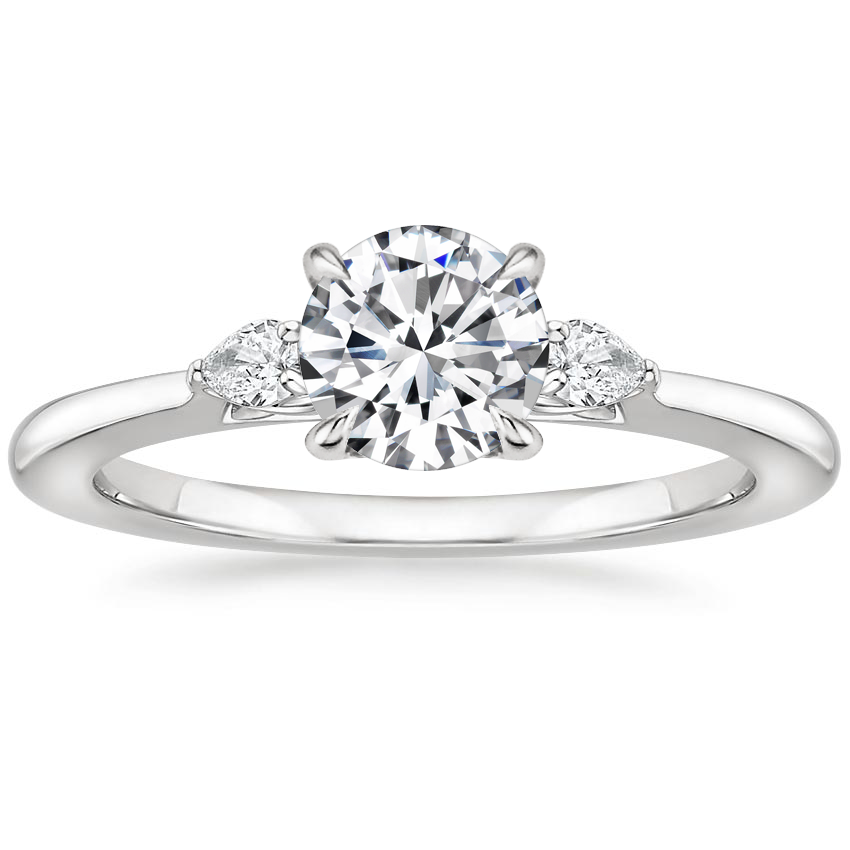 Three-Stone Diamond Engagement Ring