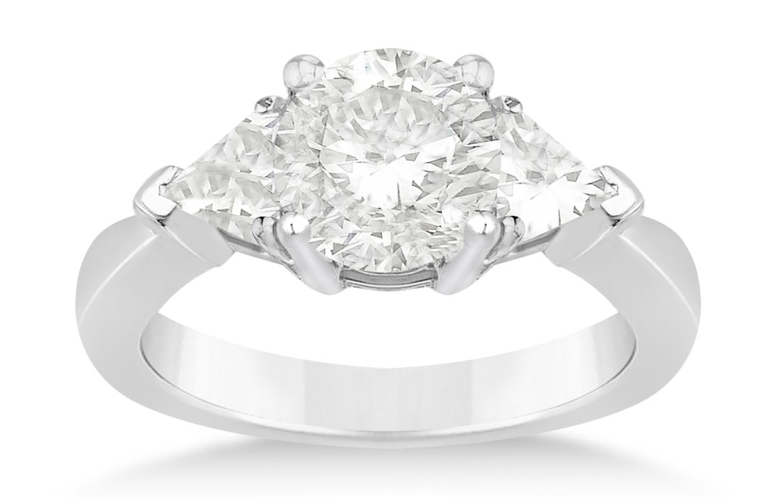 Three-Stone Diamond Engagement Ring